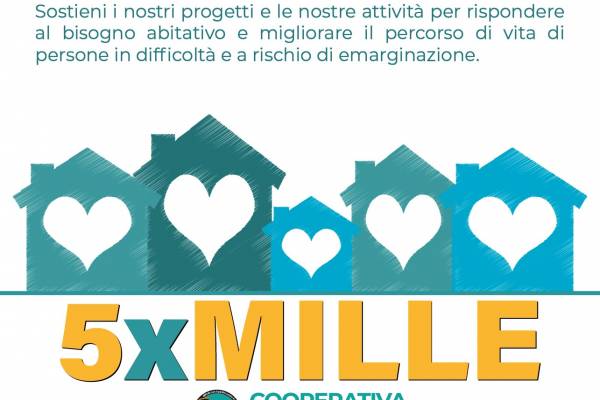 5 x mille alla Cooperativa Lindbergh